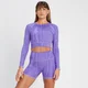 MP Női Tempo Reversible Hosszú Ujjú Crop Top - Lila