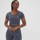 MP Női Composure Seamless Crop Top – Grafitszürke