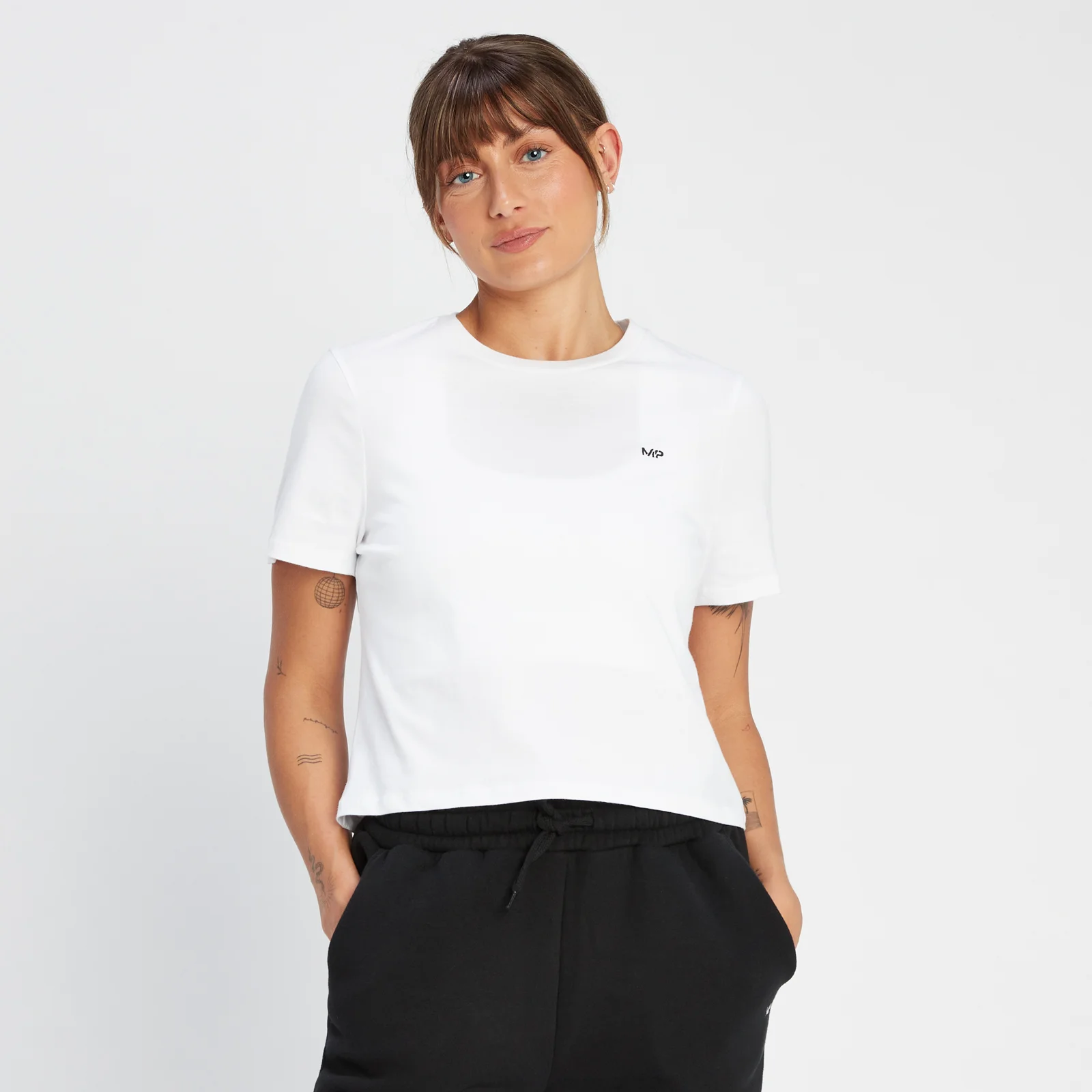 MP Női Rest Day Crop Top - Fehér - XXS kép 1