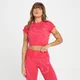 MP Női Tempo Wave Seamless Crop Top - Piros