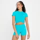 MP Női Power Crop Top - Lagunakék