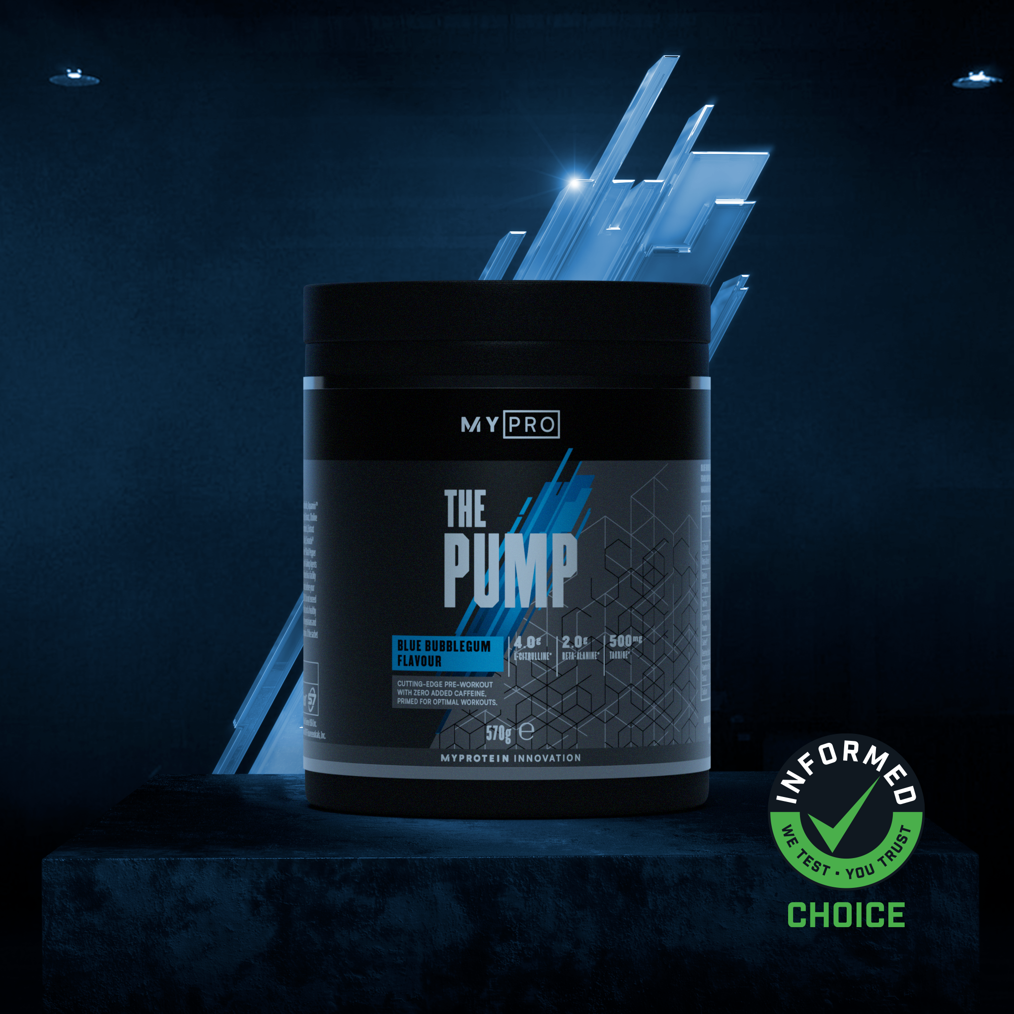 THE Pump - 30servings - Blue Bubblegum kép 1