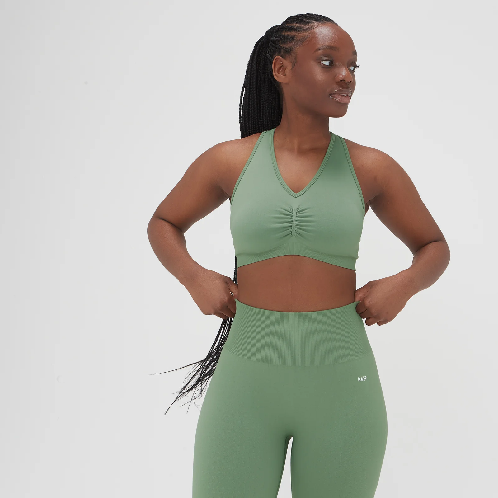 MP Női Washed Seamless Melltartó - Jáde - XS kép 1