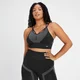 MP Női Impact Scrunch Seamless Sportmelltartó - Fekete