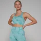 MP Női Shape Seamless Sportmelltartó - Batikolt szürkéskék