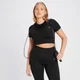 MP Női Tempo Rib Seamless Crop Top - Fekete