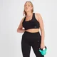 MP Női Tempo Rib Seamless Melltartó – Fekete