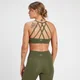 MP Női Adapt Strappy Sportmelltartó - Olivazöld