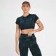 MP Női Adapt Seamless Pattern Crop Top - Sötétkék