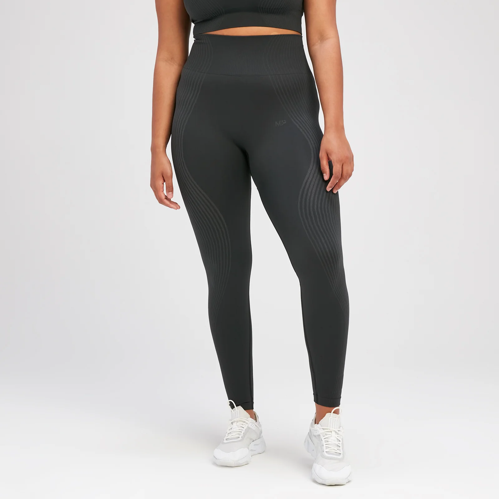 MP Női Tempo Illusion Seamless Leggings - Fekete - XS kép 1