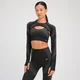 MP Női Tempo Ultra Seamless Hosszú Ujjú Crop Top - Fekete