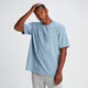 MP Férfi Team MP Graphic Oversized Póló - Lágy kék