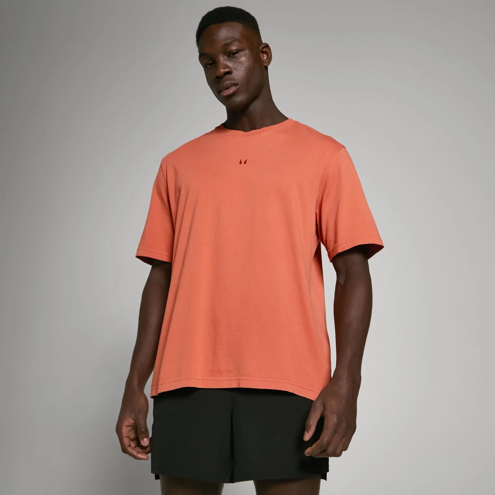 MP Férfi Tempo Oversized Washed póló - Tégla - XS kép 1