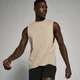 MP Férfi Tempo Washed Drop Armhole Tank Trikó - Kavics