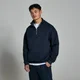 MP Férfi Lifestyle Heavyweight 1/4 Zip - Mély navy kék