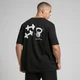 MP Férfi Tempo Graphic Oversized Póló - Fekete