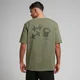 MP Férfi Tempo Graphic Oversized Póló - Oliva