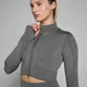 MP Női Tempo Ultra Geometric Crop Seamless dzseki - Karbon