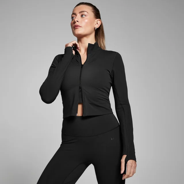 MP Női Tempo Cropped Dzseki - Fekete