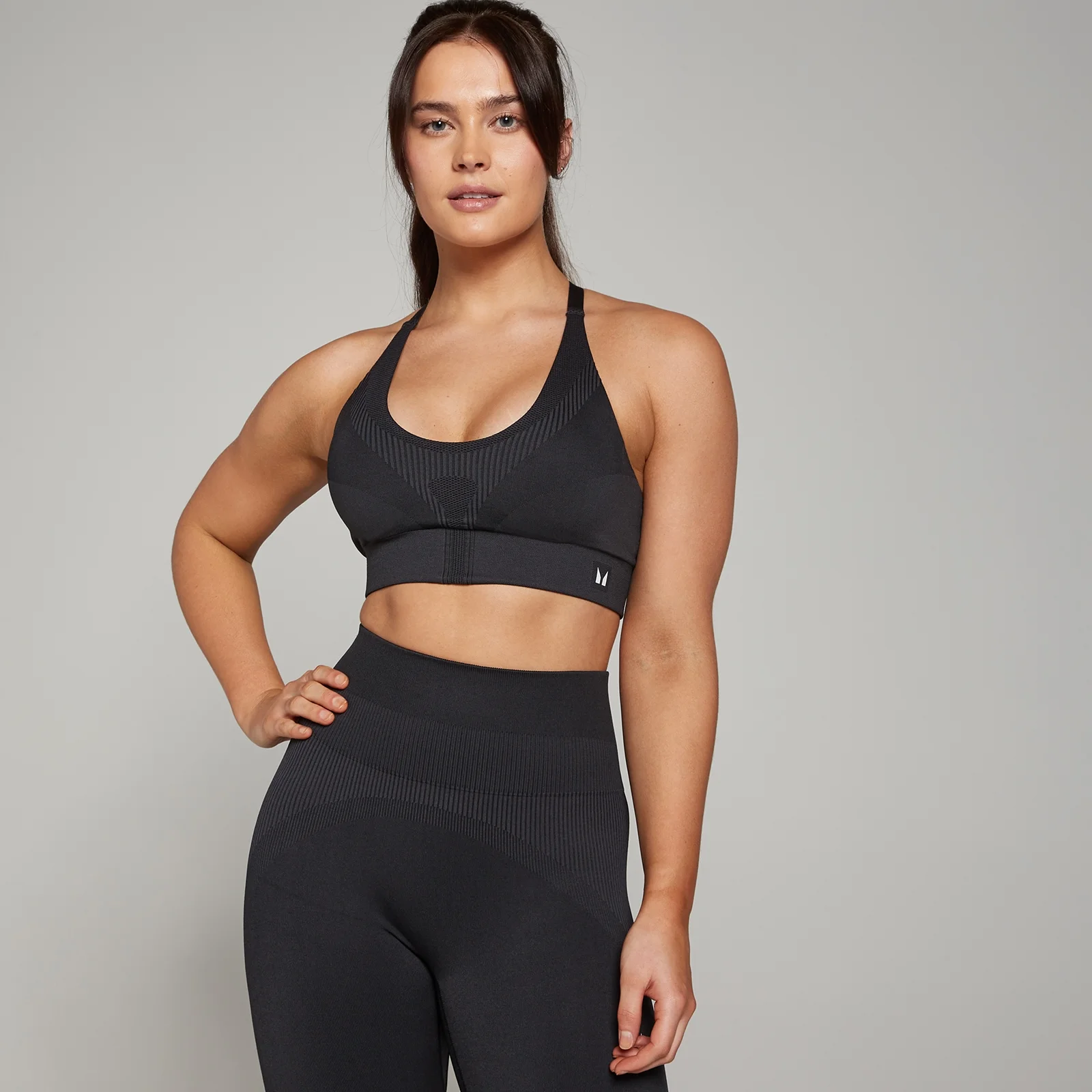 MP Women's Studio Seamless Bra - Black - XS kép 1