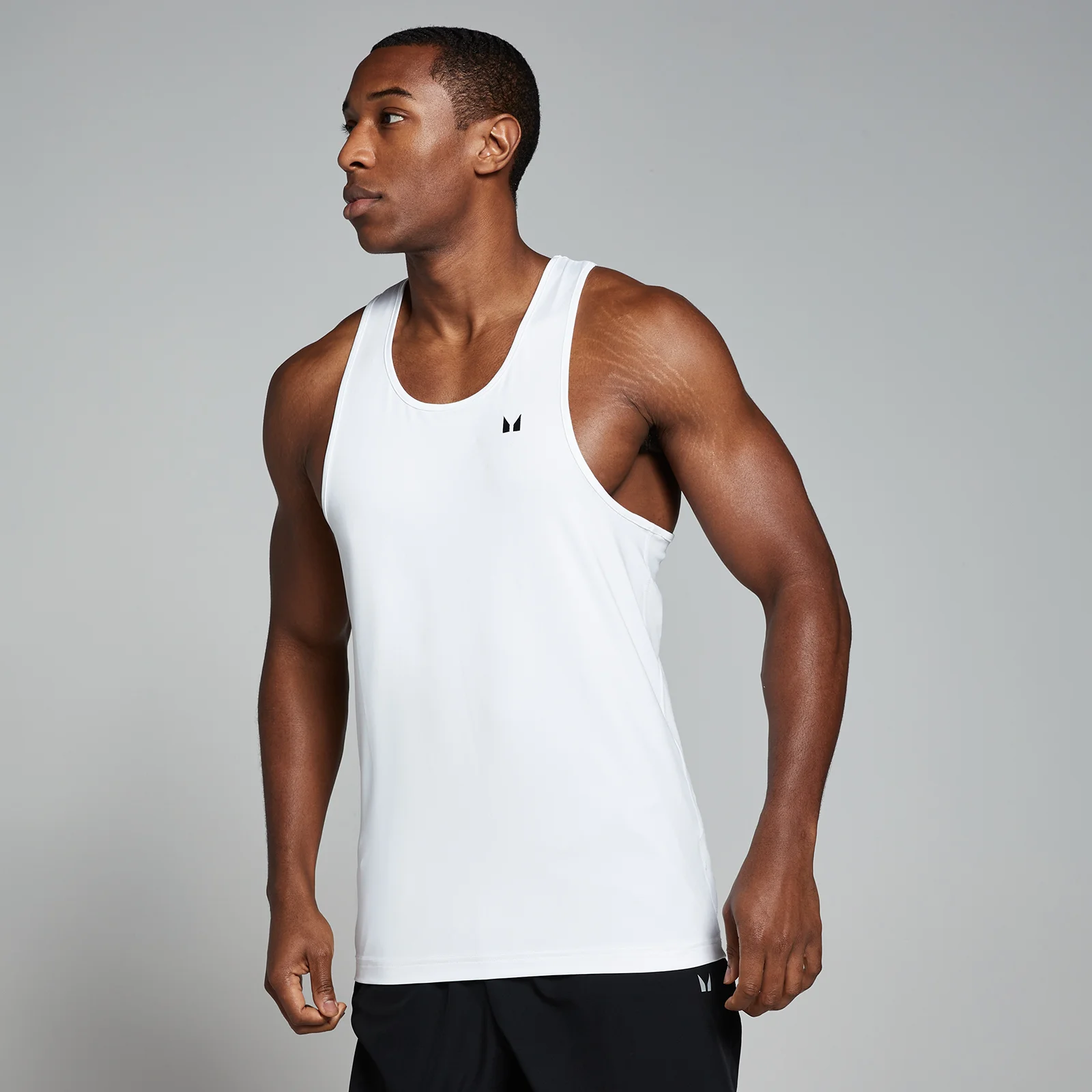 MP Férfi Training Stringer Trikó - Fehér - XS kép 1