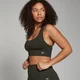 MP Női Shape Seamless Sportmelltartó - Erdőzöld