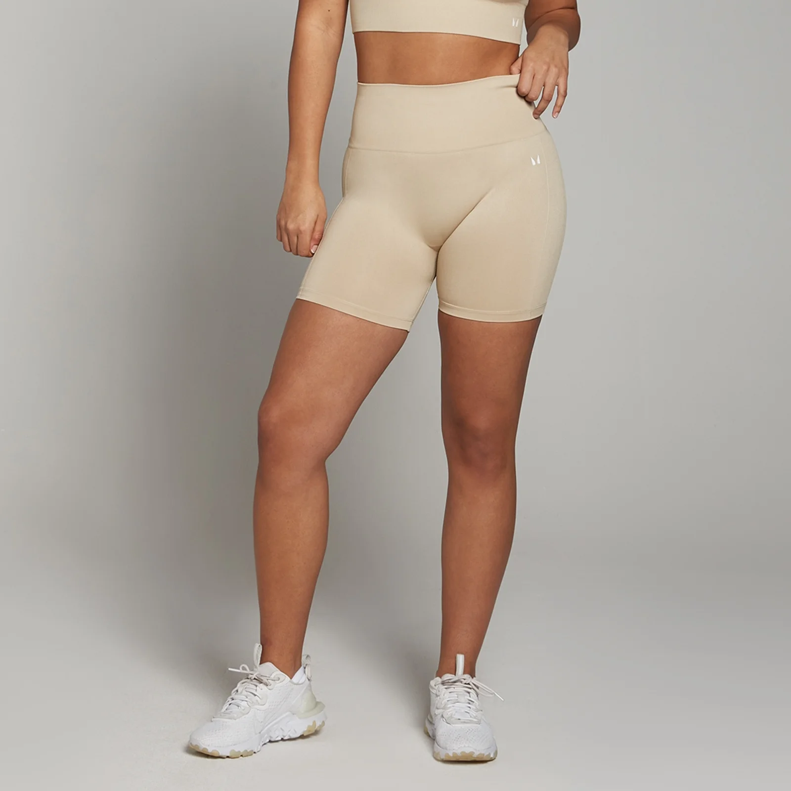 MP Női Shape Seamless Kerékpáros Rövidnadrág - Homok - XS kép 1