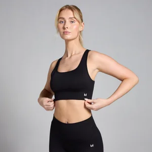 MP Női Shape Seamless Sportmelltartó - Fekete - Size XXS