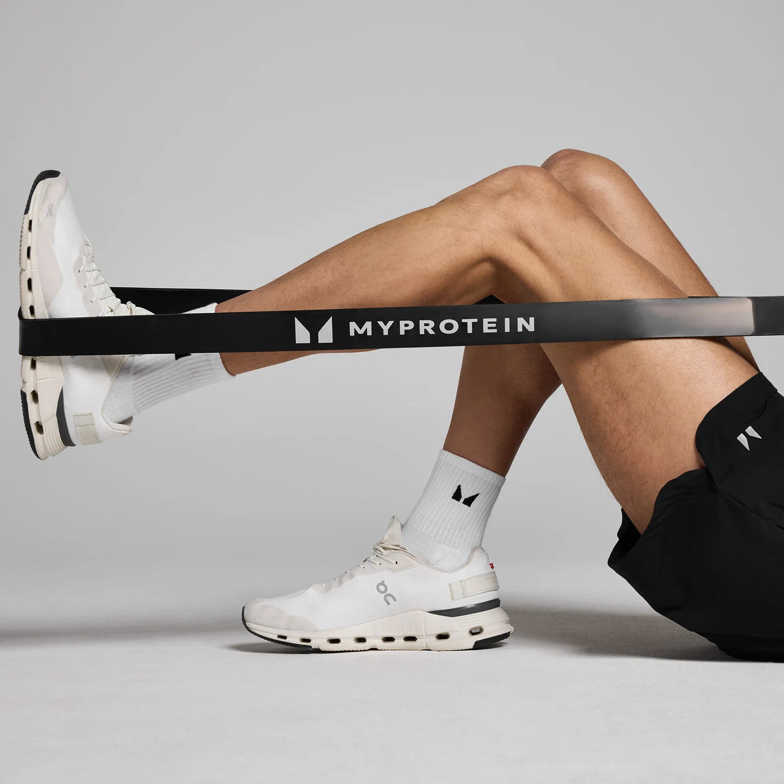 Myprotein Ellenállásos Gumiszalag, egyedi szalag, (23-54 kg) - Fekete kép 1