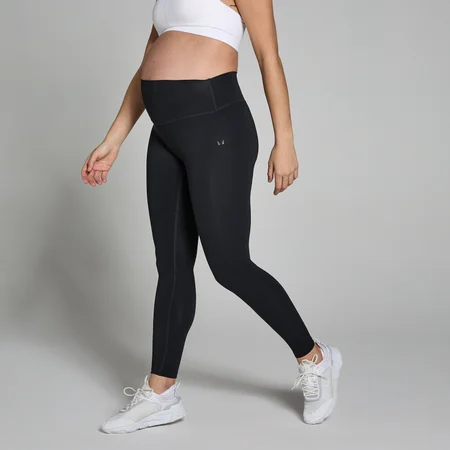 MP Női Középmagas derekú Kismama Leggings - Fekete