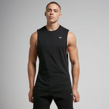 MP Férfi Rest Day Drop Armhole Tank Trikó - Fekete