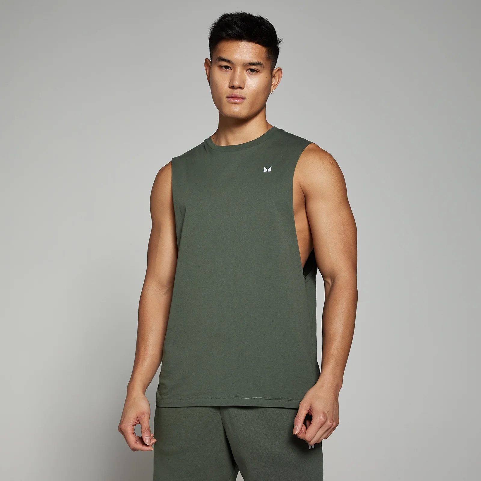 MP Férfi Rest Day Drop Armhole Tank Trikó - Kakukfű - XS kép 1
