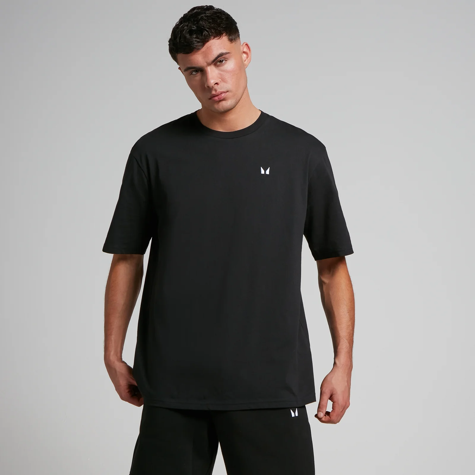 MP Férfi Rest Day Oversized Póló - Fekete - XXS kép 1