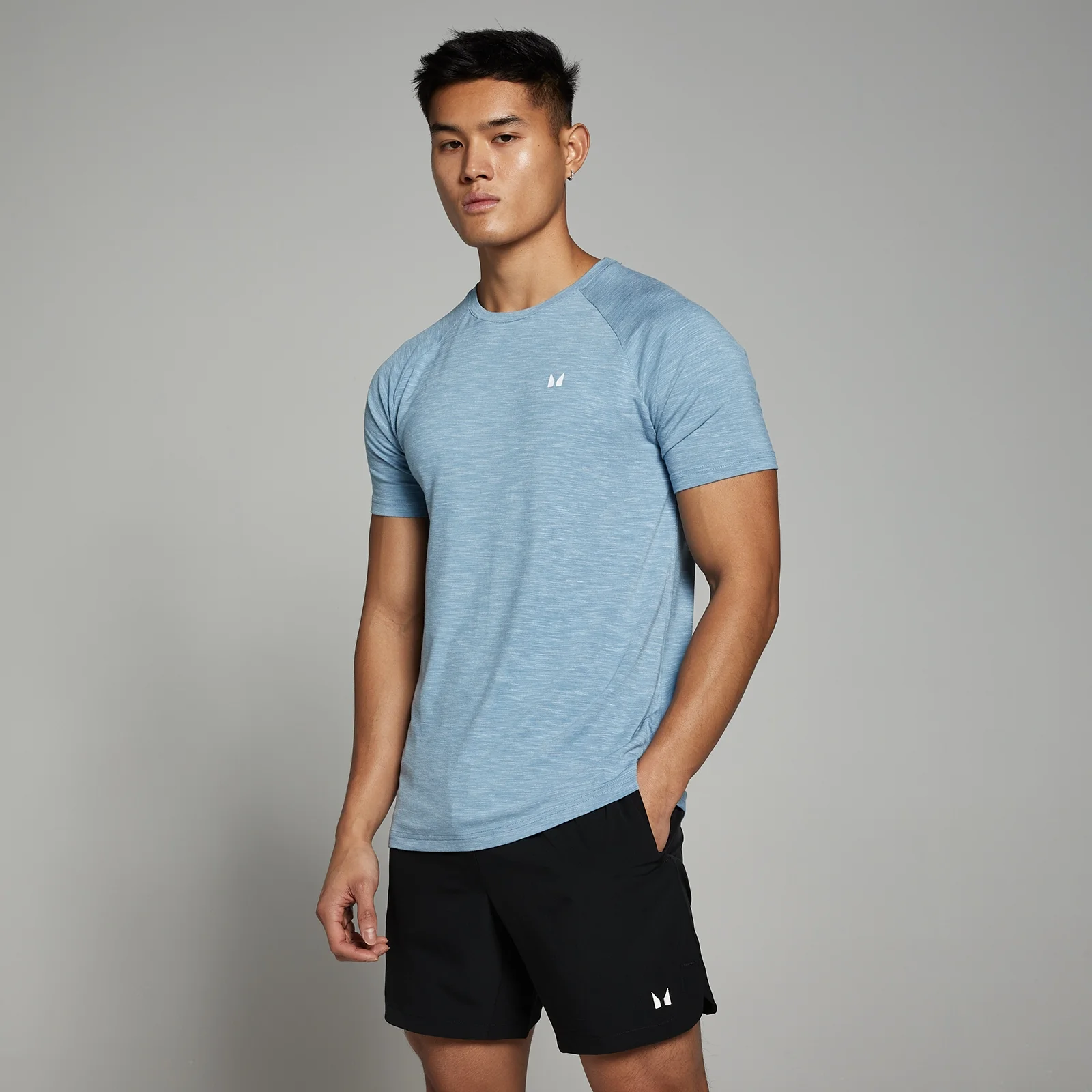 MP Men's Performance Short Sleeve T-Shirt - Soft Blue - XXS kép 1