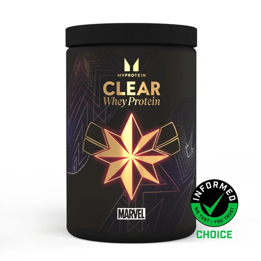 Clear Whey Protein Isolate - 500g - 20Adag - Captain Marvel - Orange, Mango & Tropical