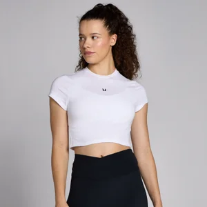 MP Női Basics Body Fit Crop Top - Fehér - Size M