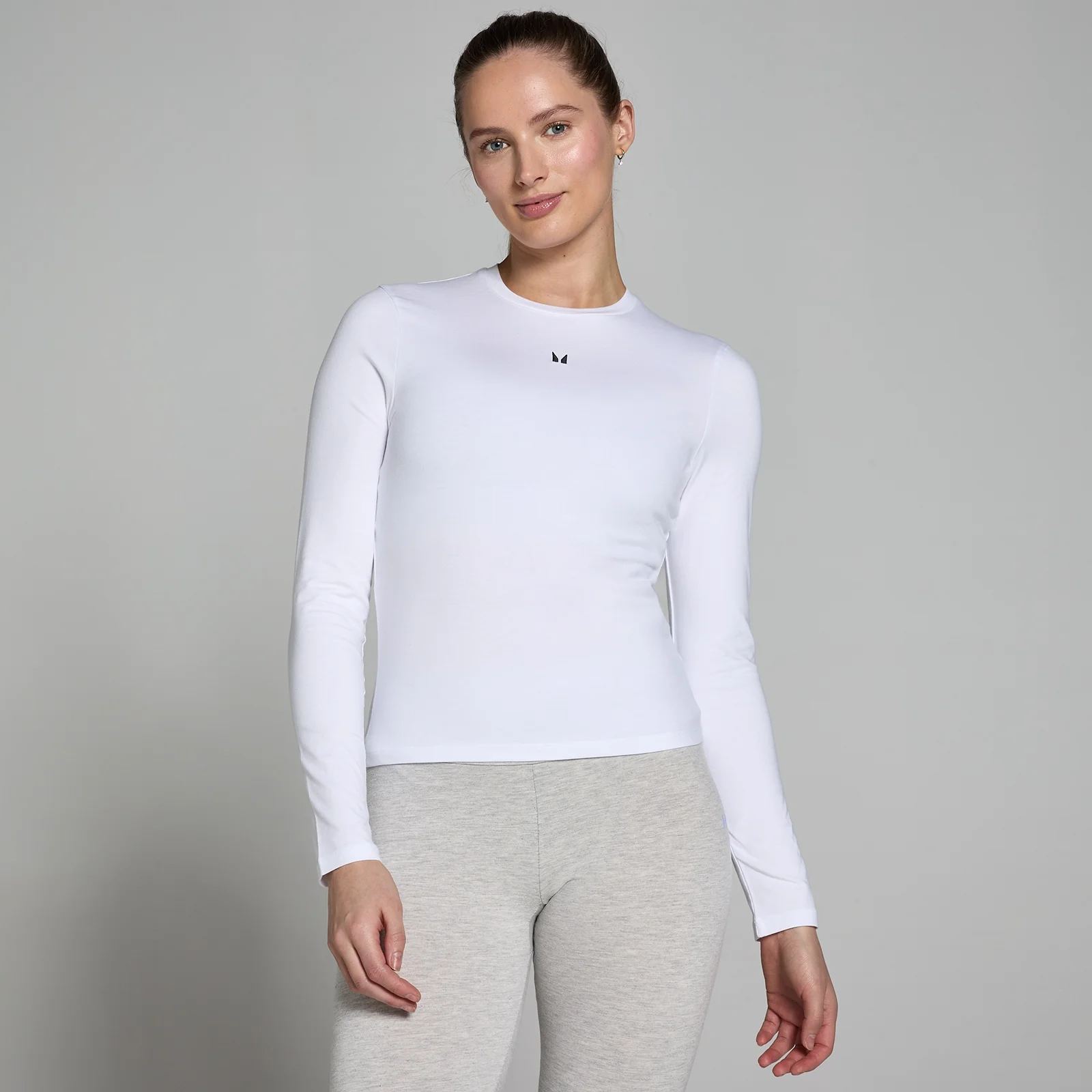 MP Női Basics Body Fit Hosszú Ujjú Felső - Fehér - XXS kép 1