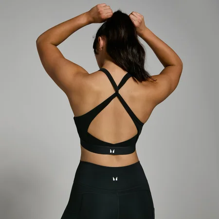 MP Női Power Cross Back sportmelltartó - Fekete