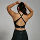 MP Női Power Cross Back sportmelltartó - Fekete
