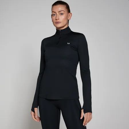 MP Női Training 1/4 Zip edzőfelső - Fekete