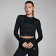 MP Női Training Body Fit hosszú ujjú Crop póló - Fekete