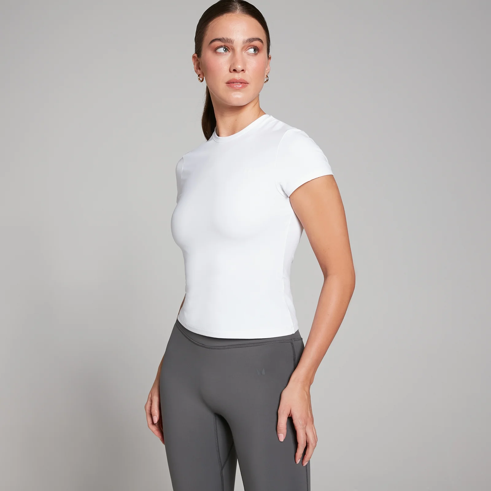 MP Női Tempo Body Fit rövid ujjú póló - Fehér - XXS kép 1