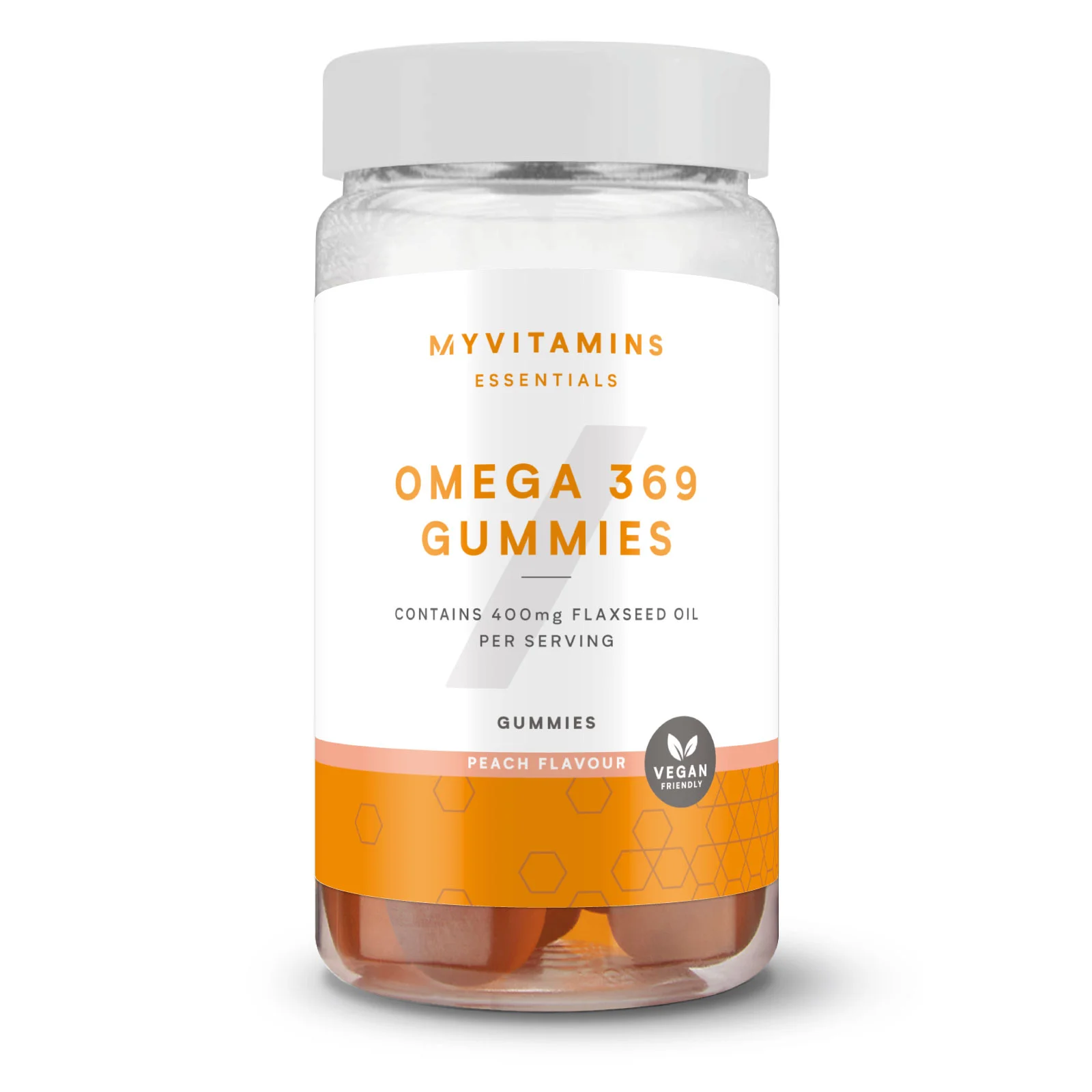 Omega 3 6 9 Gumicukor - 60gummies - Peach kép 1