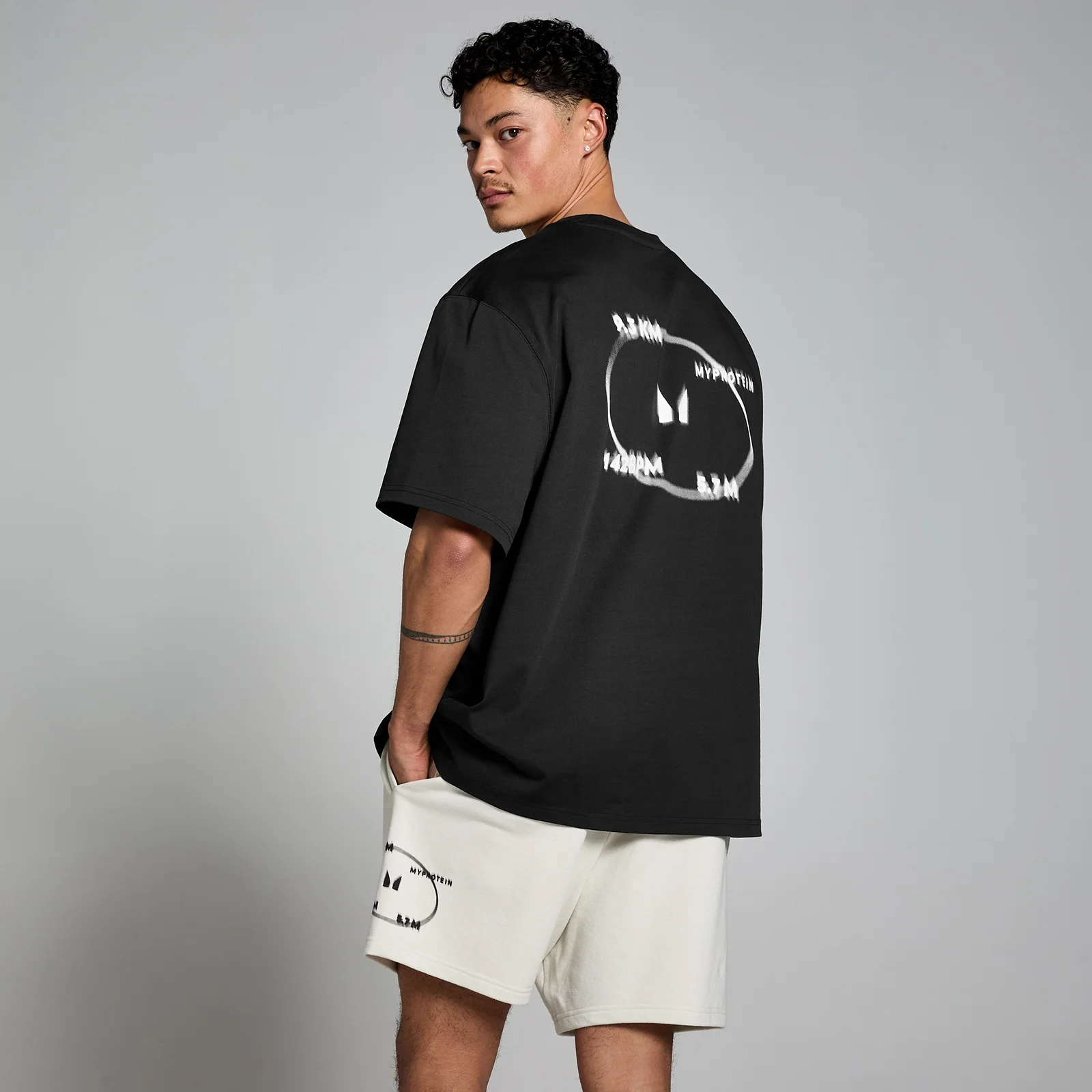 MP Tracking grafikás póló - Mosott fekete - XXS-XS kép 1