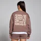 MP Női Tempo Oversized Chill Out Graphic Melegítőfelső - Mogyorószínű