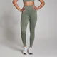 MP Női Tempo Rib Seamless Leggings – Mohazöld