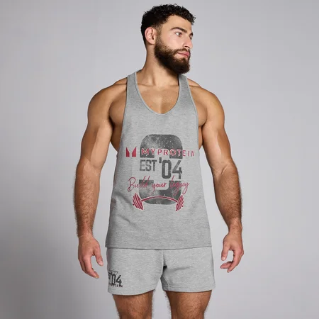 MP Férfi Origin Graphic Stringer Szürke márga