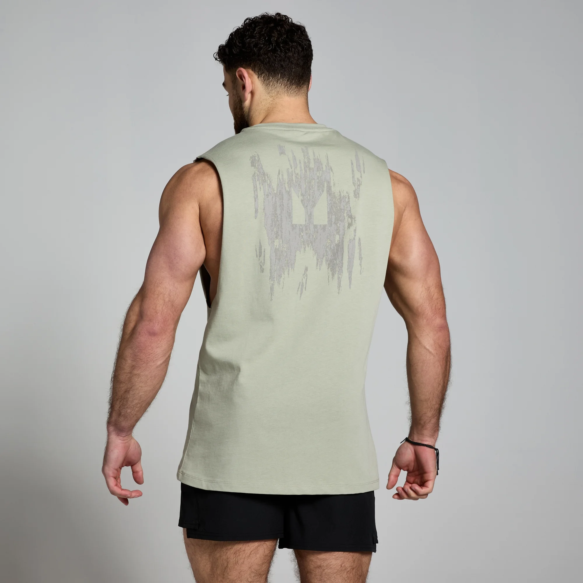MP Férfi Clay Graphic Tank - Tengerifű - XS kép 1