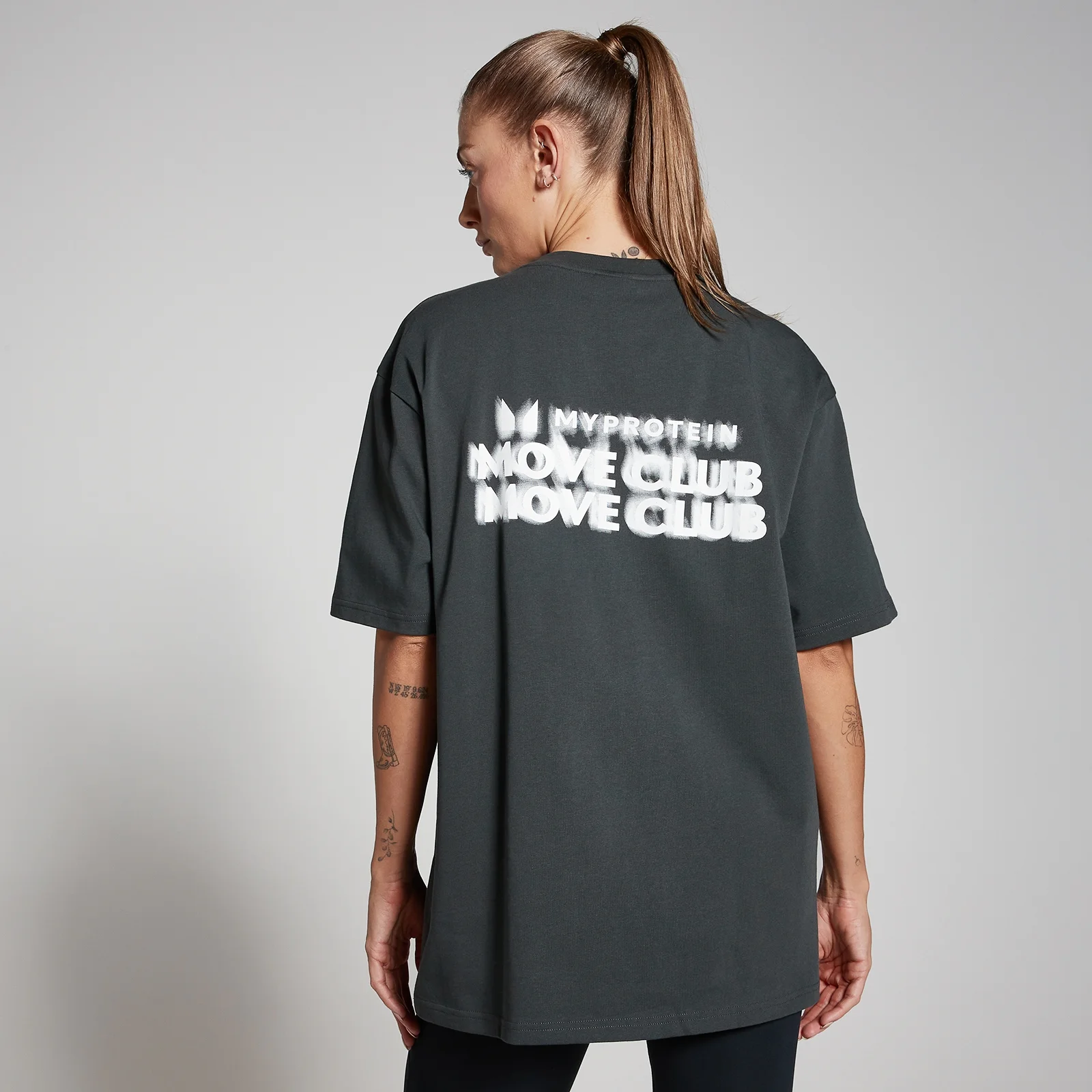MP Move Club Graphic Póló - Mosott fekete - L-XL kép 1
