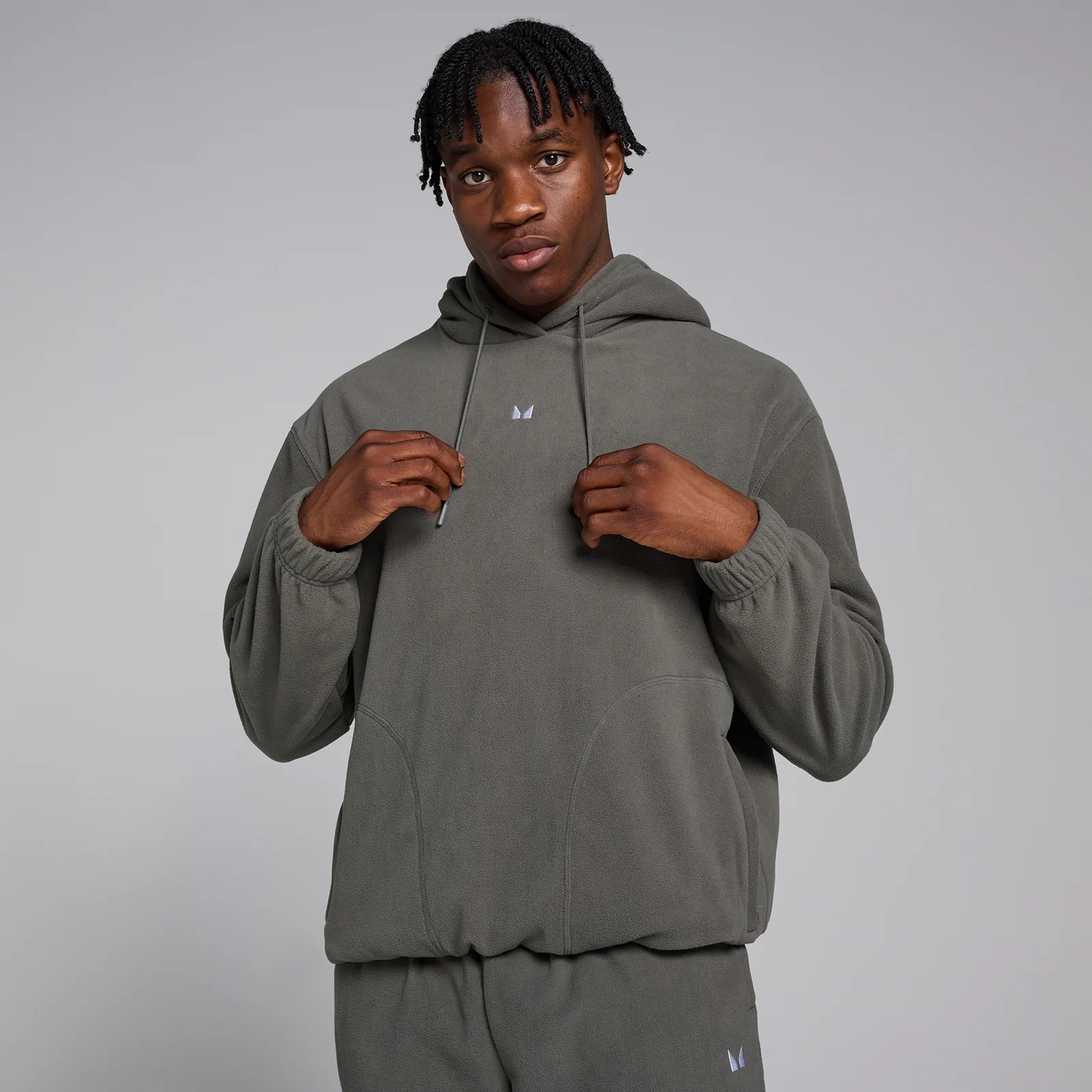 MP Férfi Overhead Polár – Sötétszürke - L kép 1